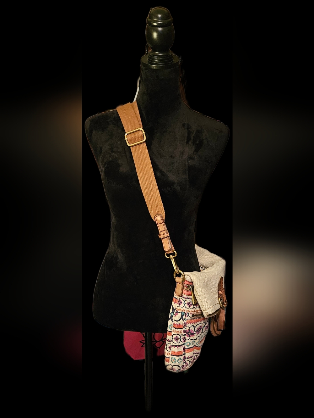 RARE✨️Fossil Fold-Over Explorer Tote-Crossbody - Picture 10 of 11